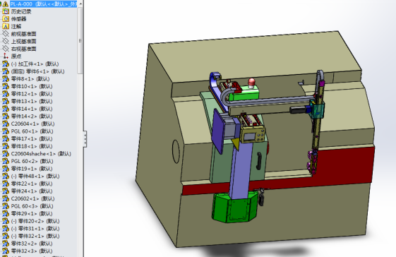 288.数控车床自动上料机械手